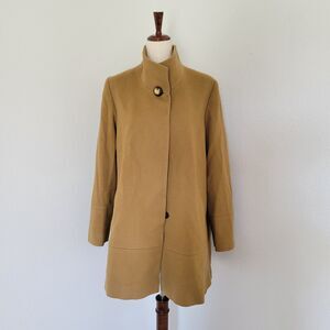 Fleurette Womens Coat Wool and Cashmere Size 12